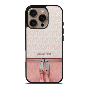 MICHAEL KORS MK LOGO BACKPACK PINK BAG iPhone 16 Pro Max Case Cover